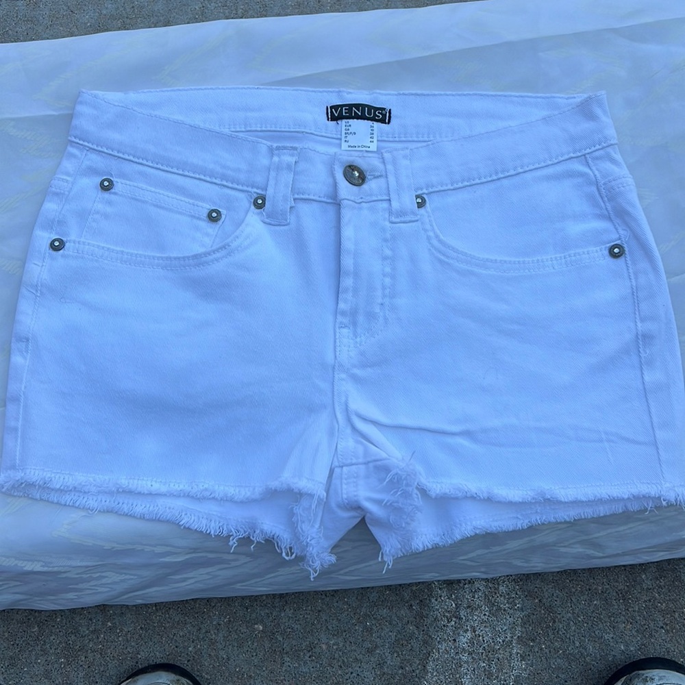 White Venus shorts New without tags